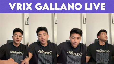 vrix gallano jakol|VRIX GALLANO LIVE .